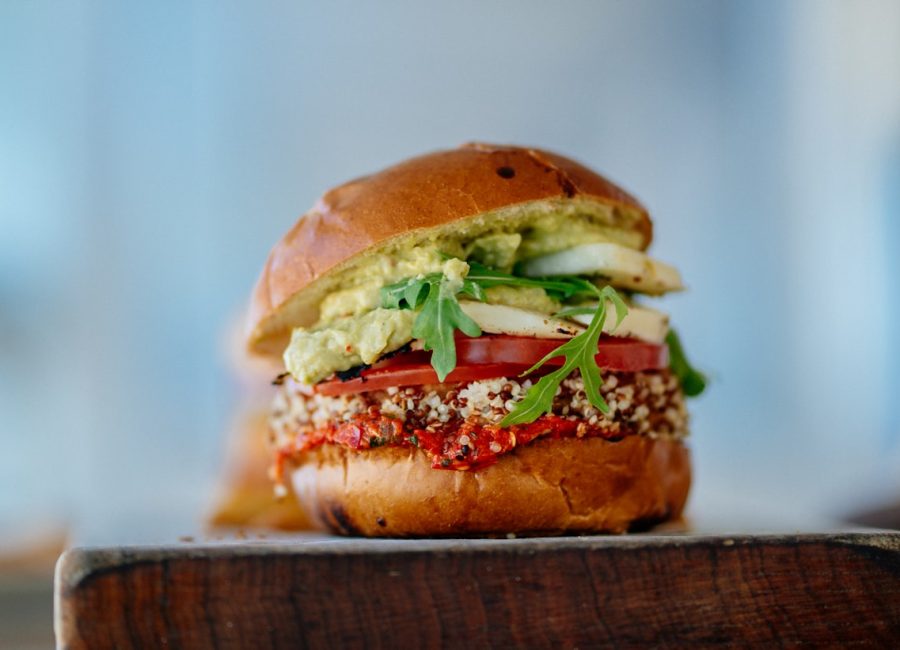 The Sprout Menu Image: Chickpea Burger